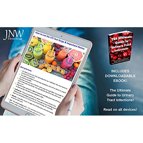 JNW Direct UTI Test Strips - 100 Urinary Tract Infection Urine Test Strips Ki...