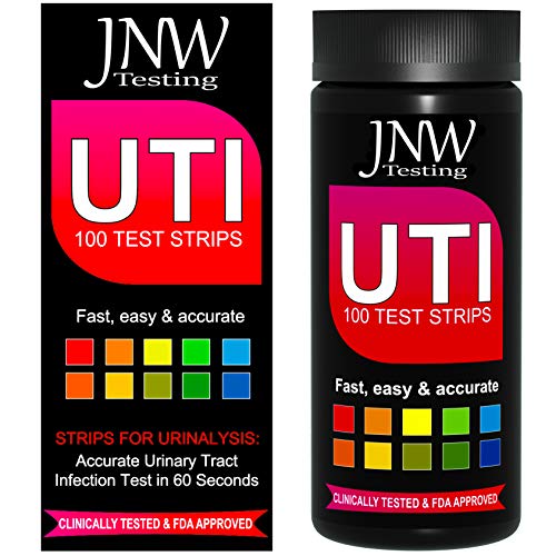 JNW Direct UTI Test Strips - 100 Urinary Tract Infection Urine Test Strips Ki...