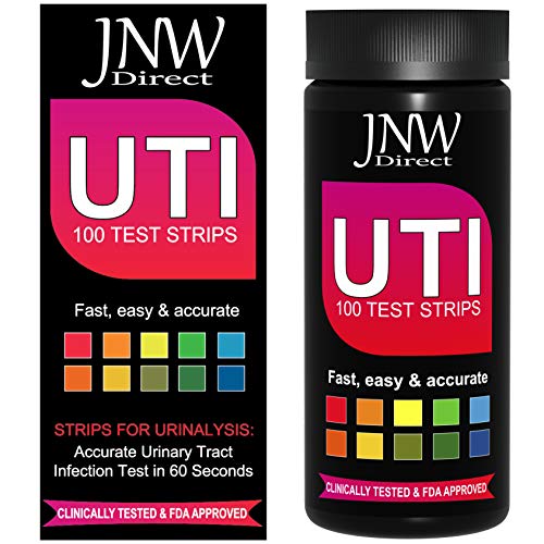 JNW Direct UTI Test Strips - 100 Urinary Tract Infection Urine Test Strips Ki...