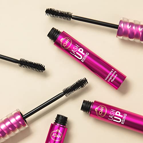 JOAH Lash UPrising Volumizing & Lengthening Washable Mascara, Blackest Black