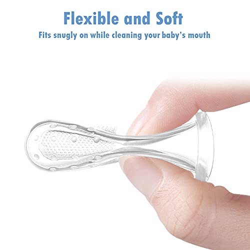 Baby Finger Toothbrush for Training Teething - Infant & Toddles & Lids Teeth ...