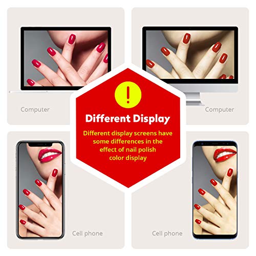 JODSONE 42 Pcs Gel Nail Polish Kit, 39 Colors Gel Polish Soak Off Gel Nail Ki...