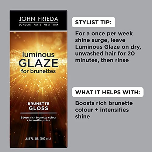 John Frieda Brilliant Brunette Luminous Glaze, Colour Enhancing Glaze, Design...