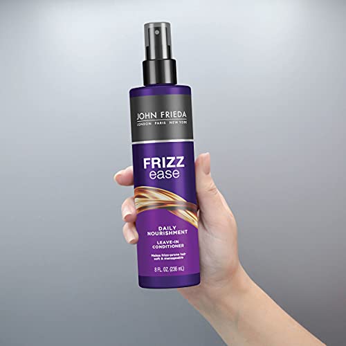 John Frieda Frizz Ease Nourishing Leave-in Conditioner for Frizz-prone Hair, ...