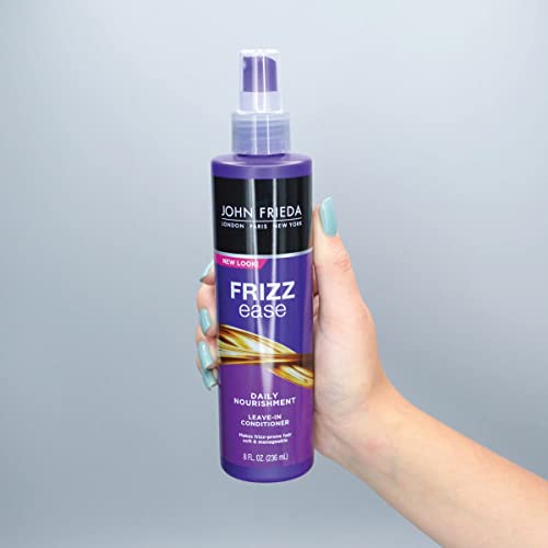 John Frieda Frizz Ease Nourishing Leave-in Conditioner for Frizz-prone Hair, ...