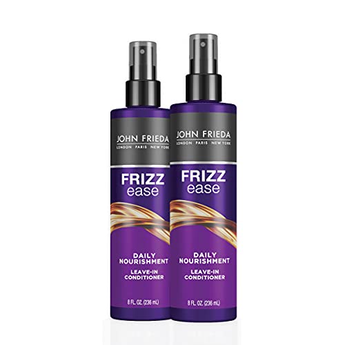 John Frieda Frizz Ease Nourishing Leave-in Conditioner for Frizz-prone Hair, ...