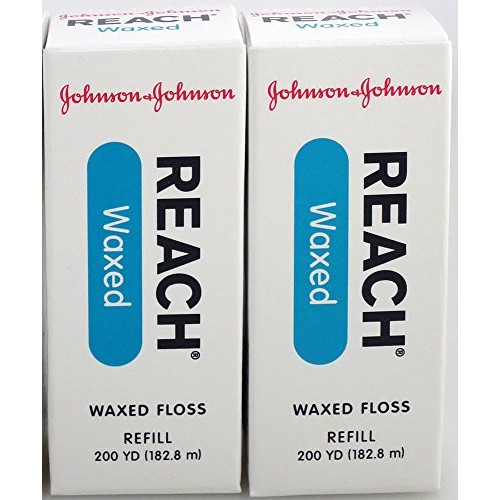 J&J Floss Refill 200 Yd. - Waxed (2 Pack)