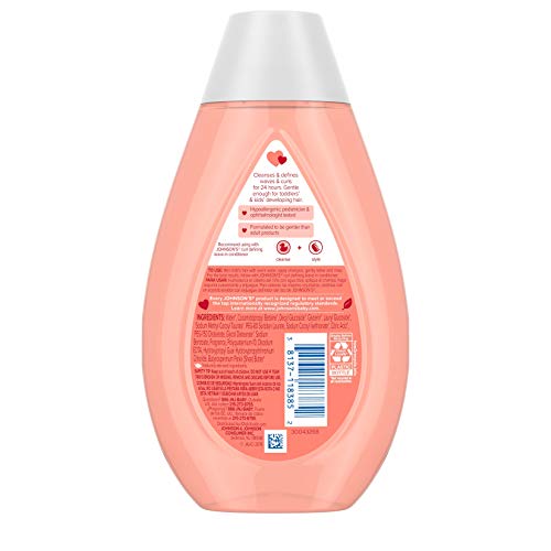 Johnson's Baby Curl-Defining, Frizz Control, Tear-Free Kids' Shampoo with She...