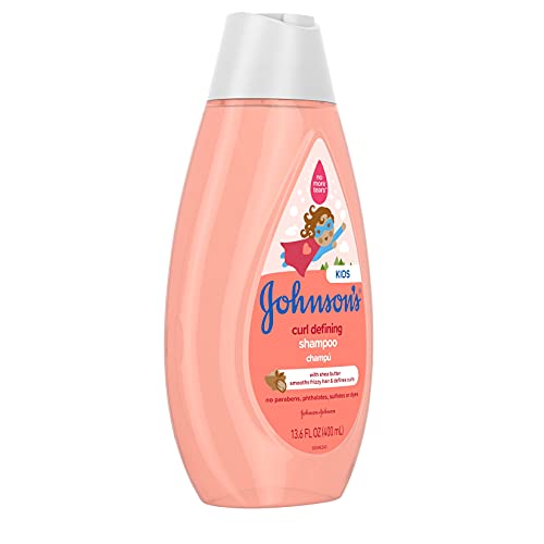 Johnson's Baby Curl-Defining, Frizz Control, Tear-Free Kids' Shampoo with She...