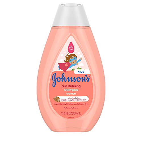 Johnson's Baby Curl-Defining, Frizz Control, Tear-Free Kids' Shampoo with She...