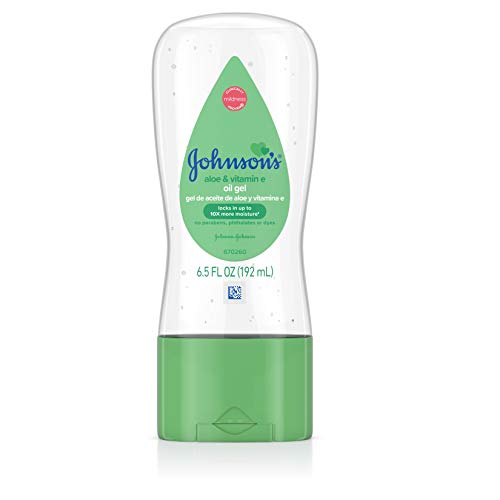 Johnson's Baby Oil Gel with Aloe Vera & Vitamin E, Hypoallergenic Baby Skin C...