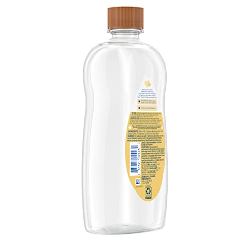 Johnson's Baby Oil, Mineral Oil Enriched with Shea & Cocoa Butter to Prevent ...