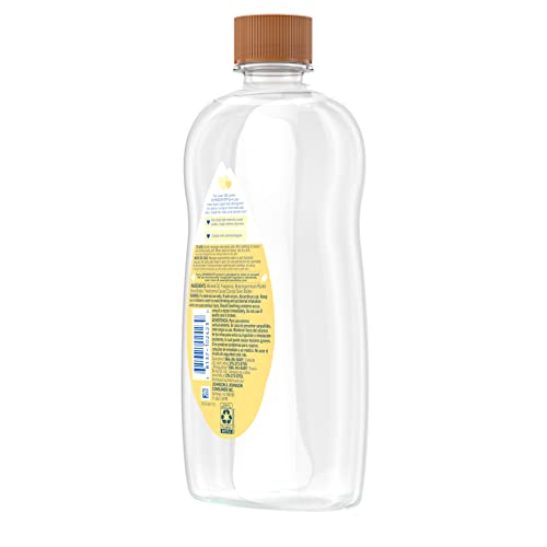 Johnson's Baby Oil, Mineral Oil Enriched with Shea & Cocoa Butter to Prevent ...