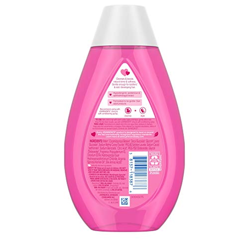 Johnson's Baby Shiny Soft TearFree Kids' Shampoo with Argan Oil Silk Proteins...