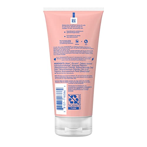 Johnson's Curl Defining Tear-Free Kids' Leave-in Conditioner with Shea Butter...