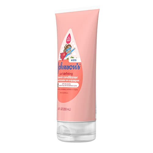 Johnson's Curl Defining Tear-Free Kids' Leave-in Conditioner with Shea Butter...