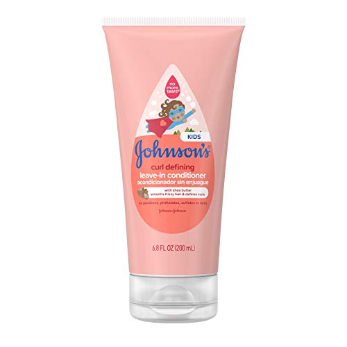 Johnson's Curl Defining Tear-Free Kids' Leave-in Conditioner with Shea Butter...