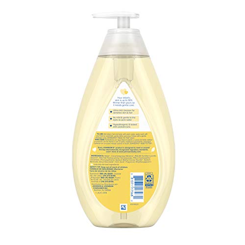 Johnson's Head-to-Toe Gentle Tear-Free Baby & Newborn Wash & Shampoo, Sulfate...