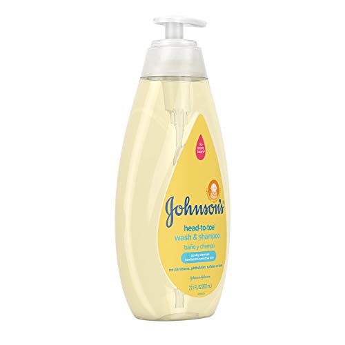 Johnson's Head-to-Toe Gentle Tear-Free Baby & Newborn Wash & Shampoo, Sulfate...