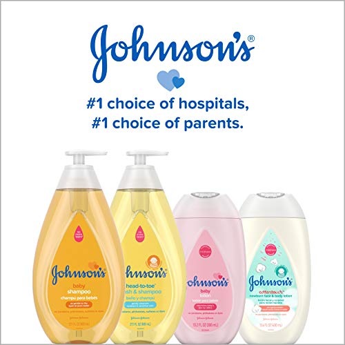 Johnson's Head-to-Toe Gentle Tear-Free Baby & Newborn Wash & Shampoo, Sulfate...