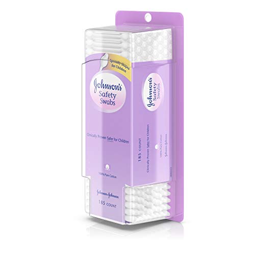 Johnson's Safety Ear Swabs for Babies and Children Made with Non-Chlorine Ble...