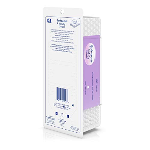 Johnson's Safety Swabs 185 Each