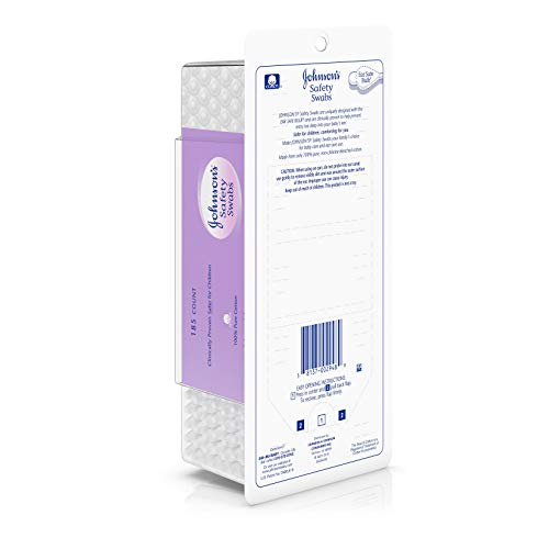 Johnson's Safety Swabs 185 Each