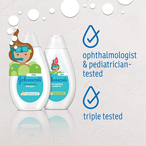 Johnson's Ultra-Hydrating Tear-Free Kids' Conditioner with Pro-Vitamin B5 & P...