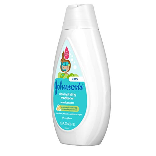 Johnson's Ultra-Hydrating Tear-Free Kids' Conditioner with Pro-Vitamin B5 & P...