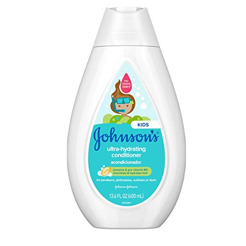 Johnson's Ultra-Hydrating Tear-Free Kids' Conditioner with Pro-Vitamin B5 & P...