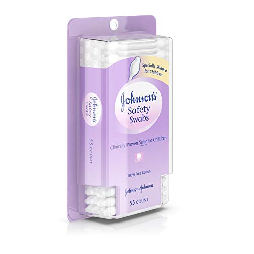 Johnson's Safety Ear Swabs for Babies & Children made with Non-Chlorine Bleac...