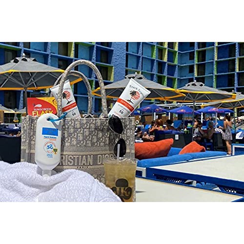 Hidden Alcohol Flask - XL 10oz Sunscreen Flask Lets You Take Booze Anywhere I...