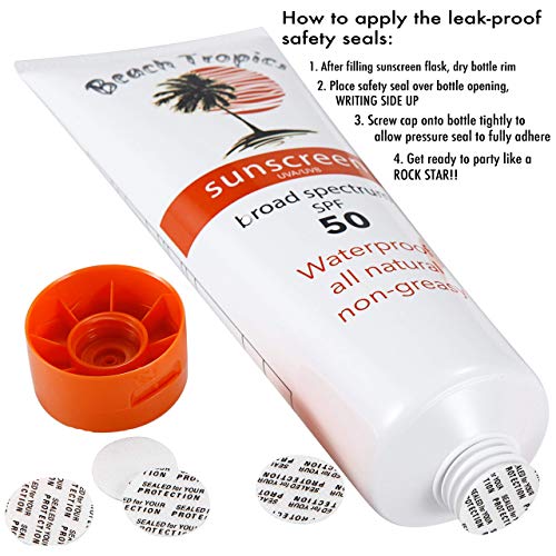 Hidden Alcohol Flask - XL 10oz Sunscreen Flask Lets You Take Booze Anywhere I...