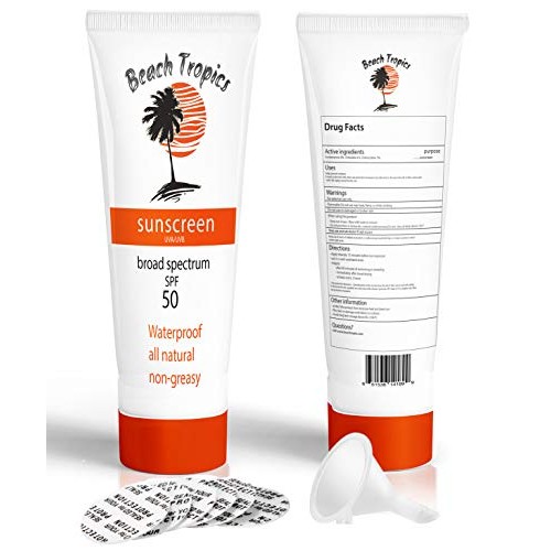 Hidden Alcohol Flask - XL 10oz Sunscreen Flask Lets You Take Booze Anywhere I...