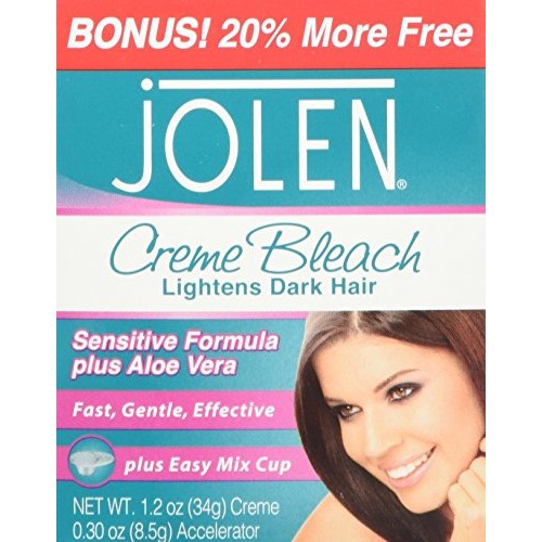 Jolen Creme Bleach Plus Aloe Vera, 1.2 oz.