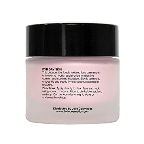 Rose Face Balm - Illuminating Skin Moisture Dewy Radiance Beauty Cream 2 oz