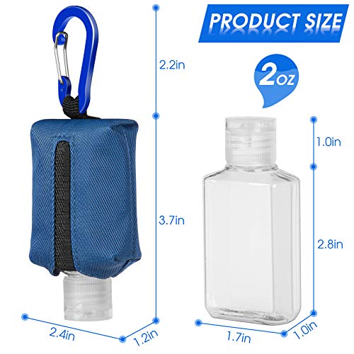 Hand Sanitizer Bottle Case Holder, Jollsung 4Pack Travel Size Empty Bottle Re...