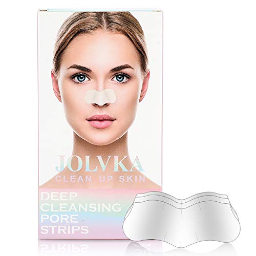 JOLVKA Blackhead Pore Strips ,30 strips, Blackhead Remover Deep Cleansing Por...