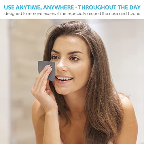 JOLVKA Oil Absorbing Sheets Film (200 Sheets), Oil Control Blotting Paper, Ba...