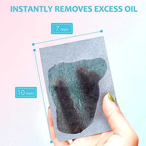 JOLVKA Oil Absorbing Sheets Film (200 Sheets), Oil Control Blotting Paper, Ba...