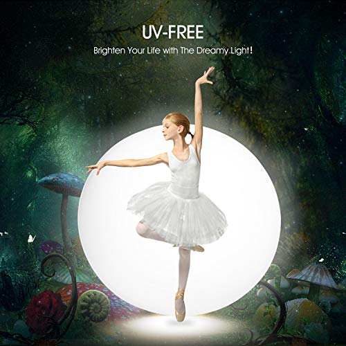 Light Therapy Lamp, UV-Free 10000 Lux LED Bright White Therapy Light, Touch C...