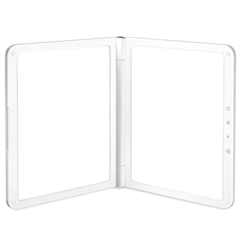 Light Therapy Lamp, UV-Free 10000Lux LED Therapy Light, Timer Function, Adjus...