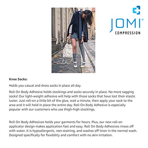 JOMI COMPRESSION Roll On Body Adhesive, Sweat Resistant, Washes Off With Ease...