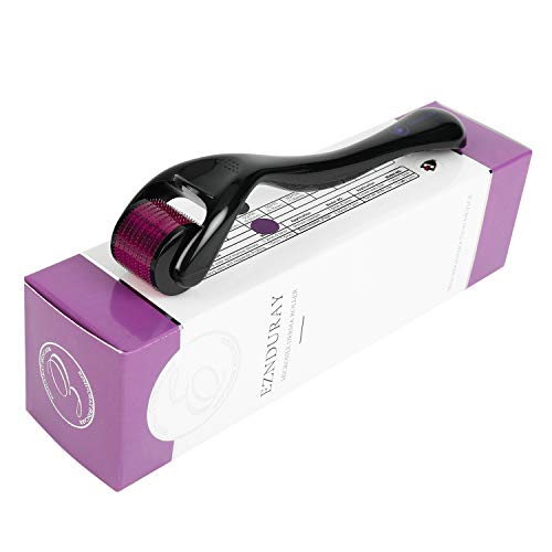 Derma Roller, Titanium Microneedle Roller for Face 540 Micro Needles New Cosm...