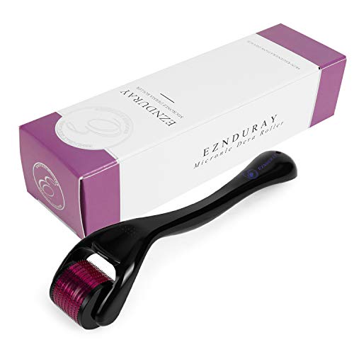 Derma Roller, Titanium Microneedle Roller for Face 540 Micro Needles New Cosm...