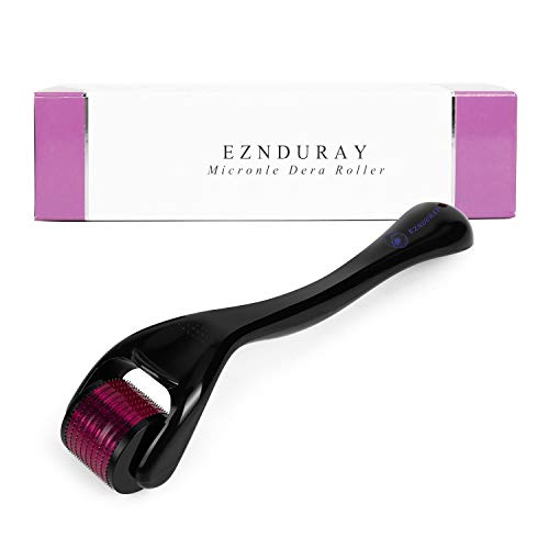 Derma Roller, Titanium Microneedle Roller for Face 540 Micro Needles New Cosm...