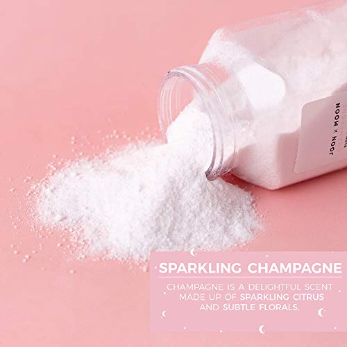 JOON X MOON Bubbling Bath Fizz, (Champagne, 1 Pack), Soothing Bath Soak for R...