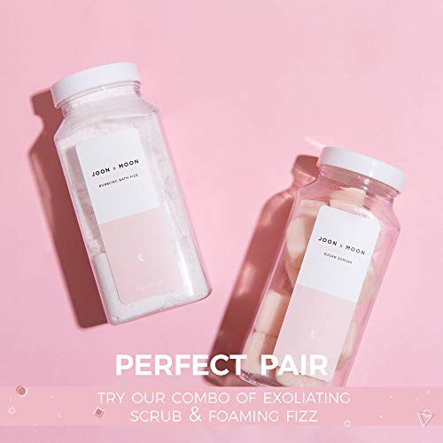 JOON X MOON Bubbling Bath Fizz, (Champagne, 1 Pack), Soothing Bath Soak for R...