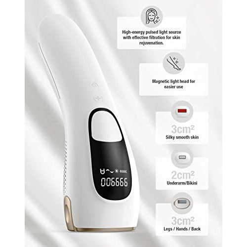 Laser Hair Removal for Women Permanent - IPL Hair Removal with 2 Intelligent ...