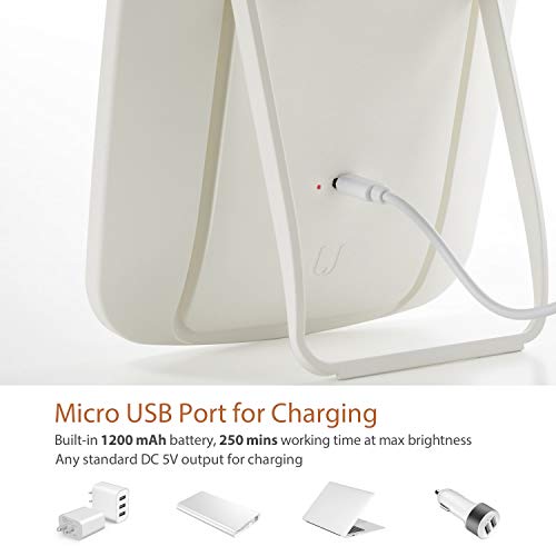 Jordan & Judy Makeup Mirror Touch Screen Vanity Mirror with LED Brightness Ad...